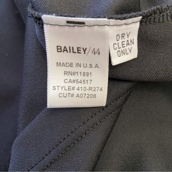 BAILEY 44 black dress cut out open neck sexy contemporary classic quality stretc - Picture 11 of 15